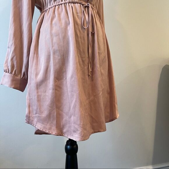 LUSH long sleeve blush Dress - Picture 9 of 12